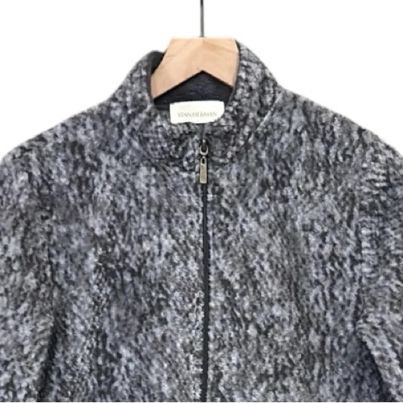 Stan Herman Full Zip Fleece Lightweight Jacket Size Small - Picture 10 of 10